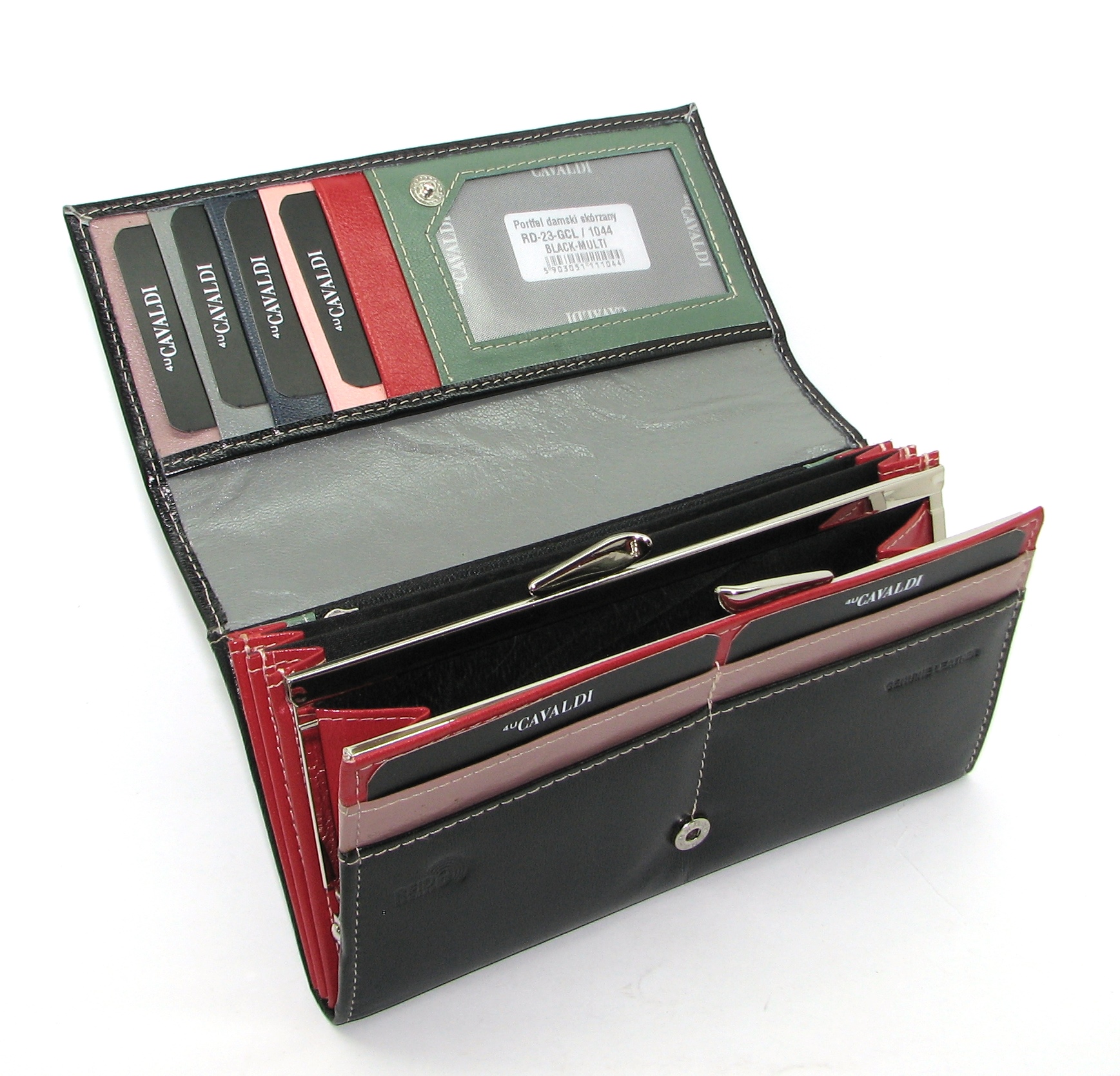 Гаманець жіночий Cavaldi RD-23-GCL BLACK Гаманець жіночий Cavaldi RD-23-GCL BLACK